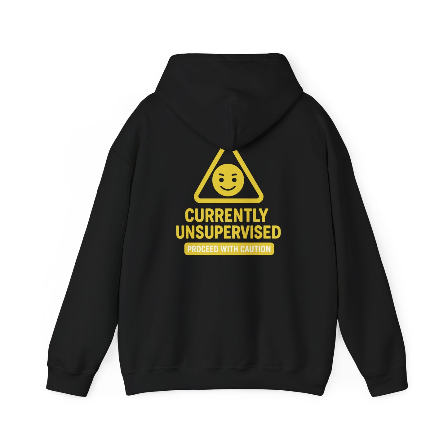 Currently Unsupervised – Proceed With Caution Hoodie
