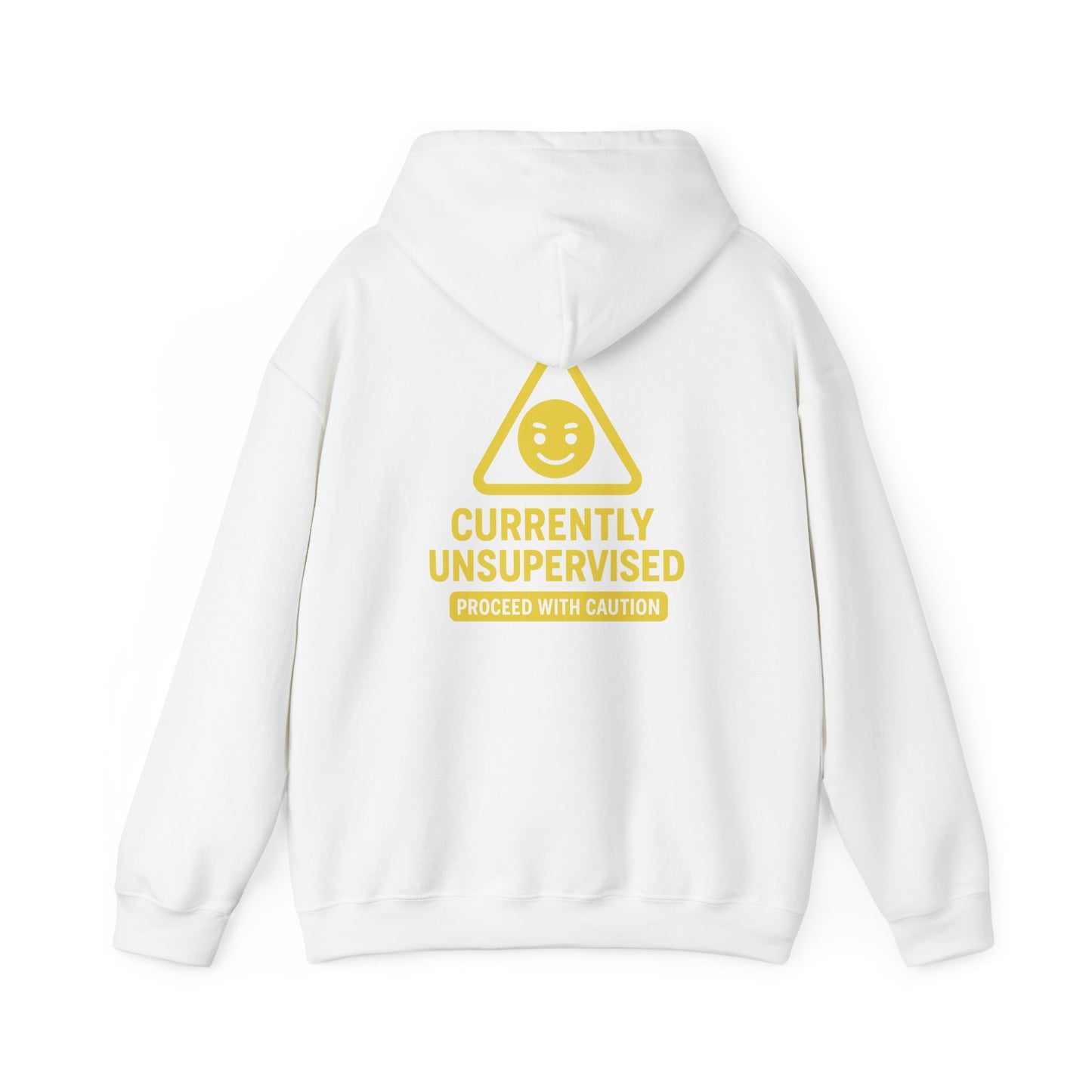 Currently Unsupervised – Proceed With Caution Hoodie